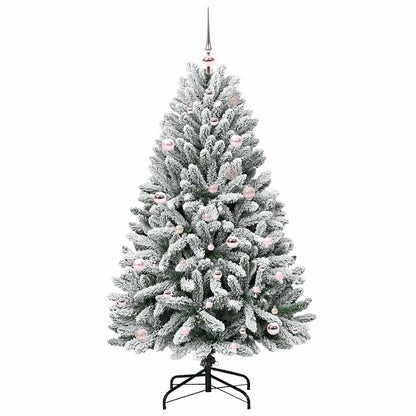 Albero di Natale artificiale con 150 LED Verde e Bianco 150 cm