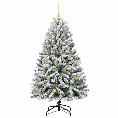 Albero di Natale artificiale con 150 LED Verde e Bianco 150 cm