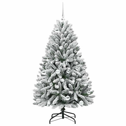 Albero di Natale artificiale con 150 LED Verde e Bianco 150 cm