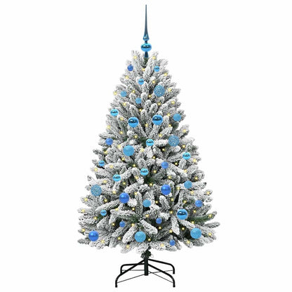 Albero di Natale artificiale con 150 LED Verde e Bianco 150 cm