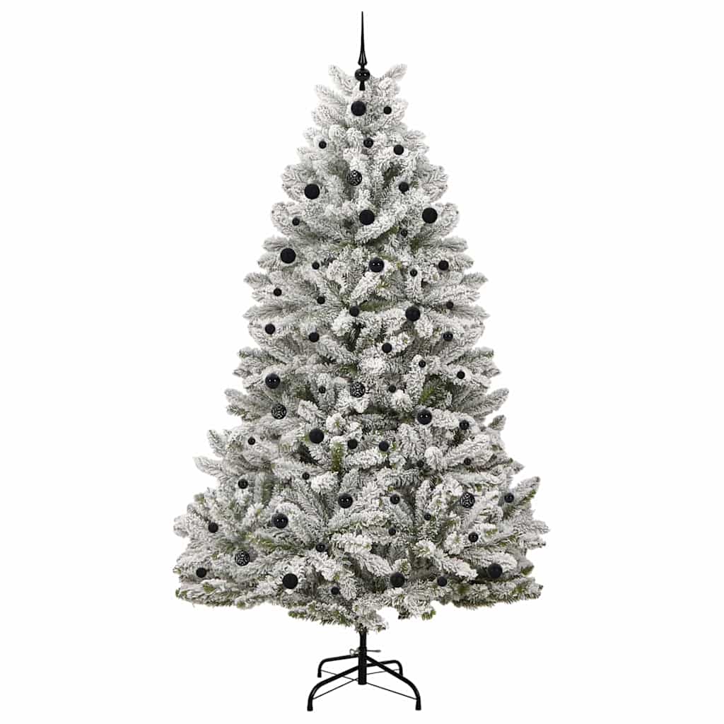 Albero di Natale artificiale con 300 LED Verde e Bianco 240 cm