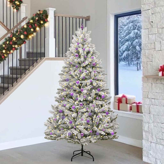 Albero di Natale artificiale con 300 LED Verde e Bianco 240 cm