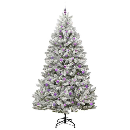 Albero di Natale artificiale con 300 LED Verde e Bianco 240 cm