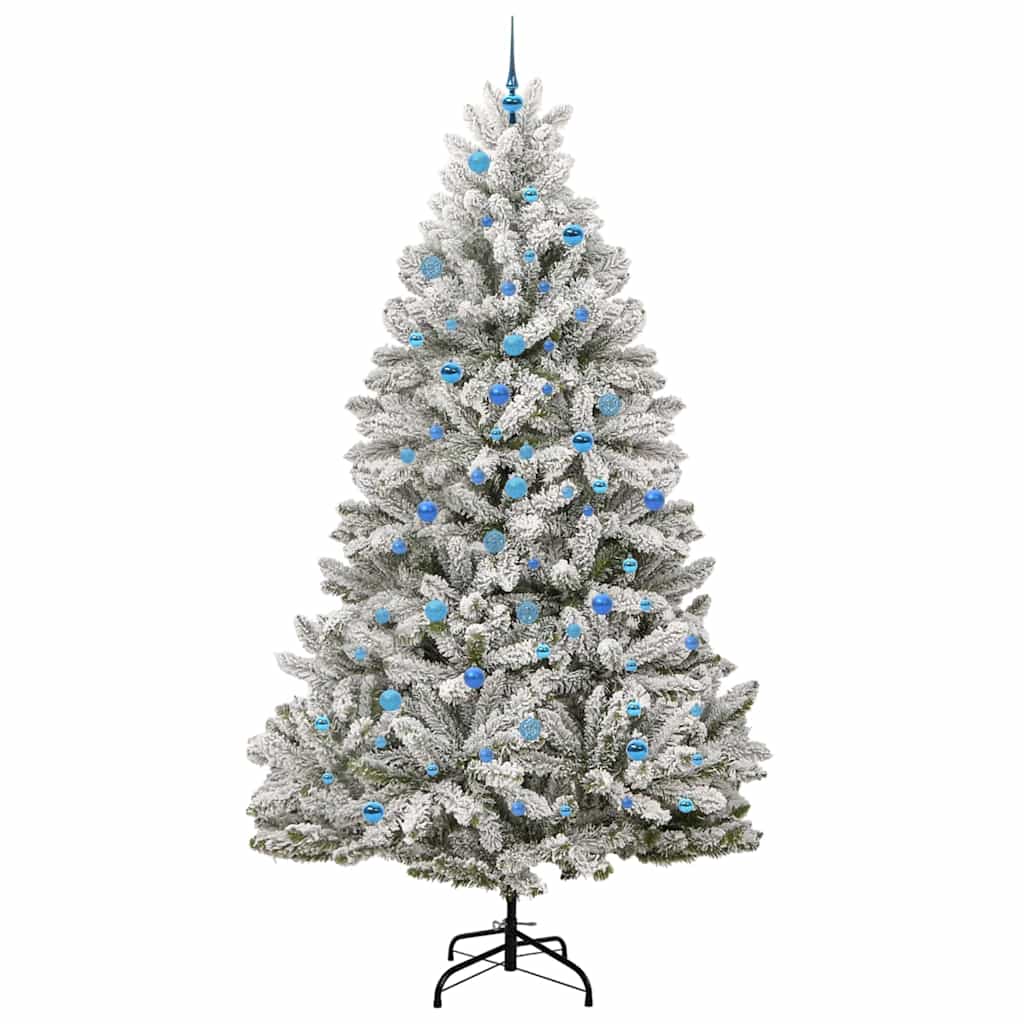 Albero di Natale artificiale con 300 LED Verde e Bianco 240 cm