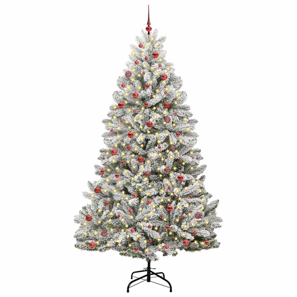 Albero di Natale artificiale con 300 LED Verde e Bianco 270 cm