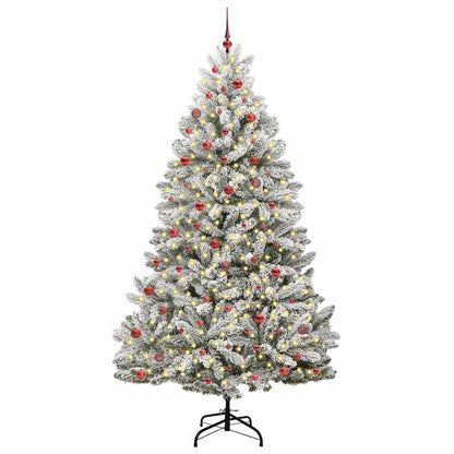 Albero di Natale artificiale con 300 LED Verde e Bianco 270 cm
