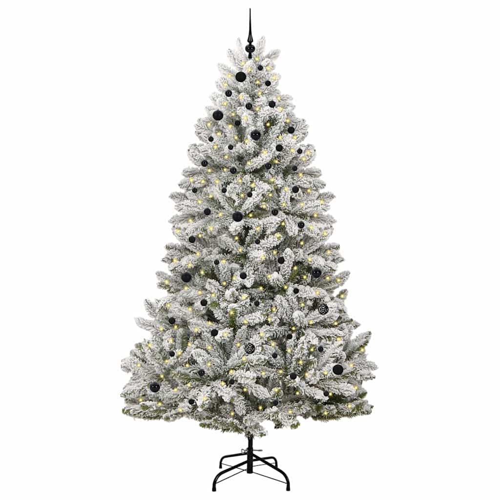 Albero di Natale artificiale con 300 LED Verde e Bianco 270 cm