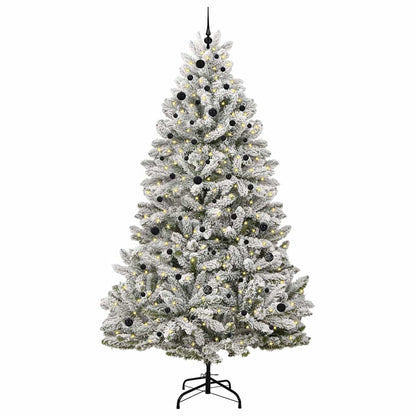 Albero di Natale artificiale con 300 LED Verde e Bianco 270 cm
