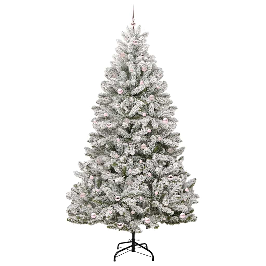 Albero di Natale artificiale con 300 LED Verde e Bianco 270 cm