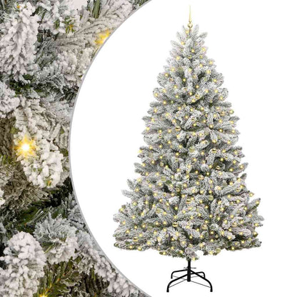 Albero di Natale artificiale con 300 LED Verde e Bianco 270 cm