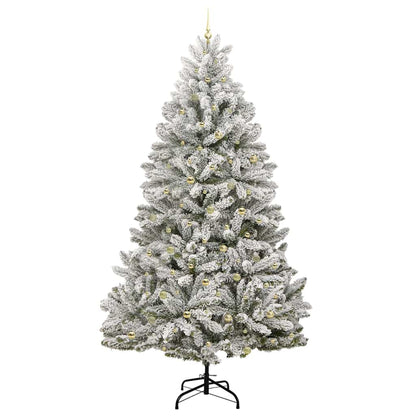 Albero di Natale artificiale con 300 LED Verde e Bianco 270 cm