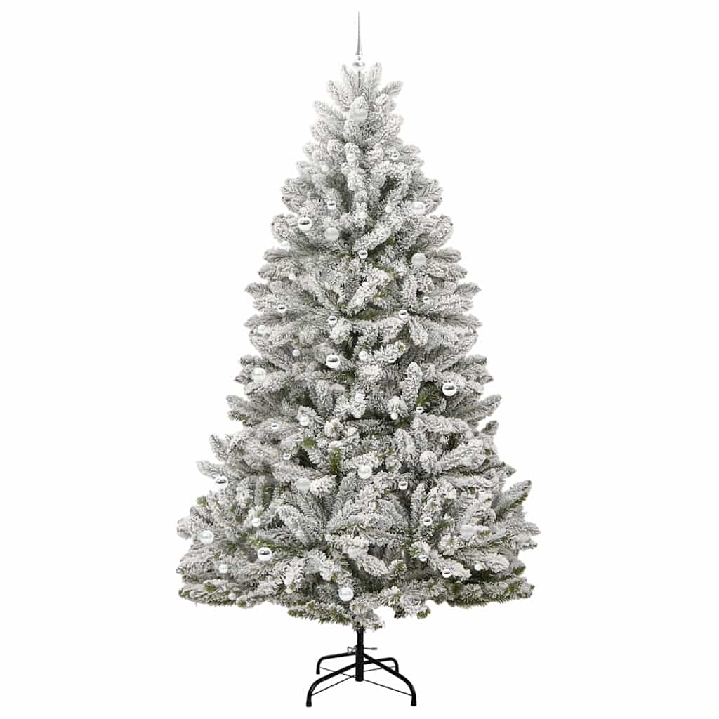 Albero di Natale artificiale con 300 LED Verde e Bianco 270 cm