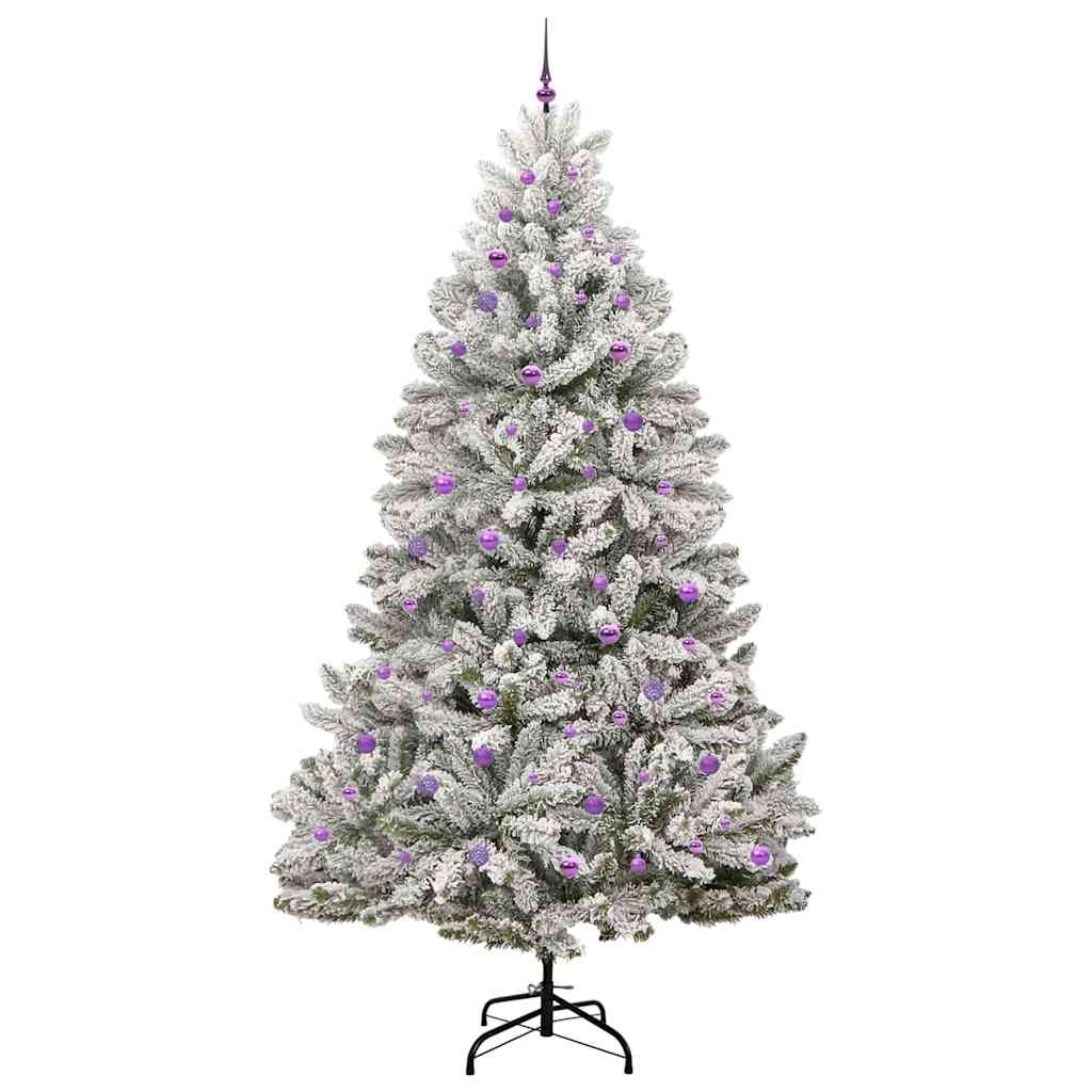 Albero di Natale artificiale con 300 LED Verde e Bianco 270 cm