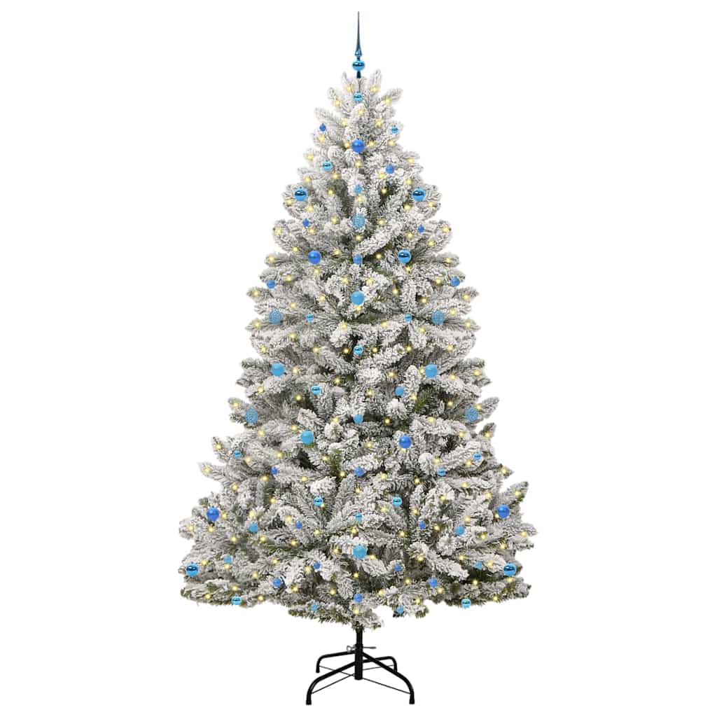 Albero di Natale artificiale con 300 LED Verde e Bianco 270 cm