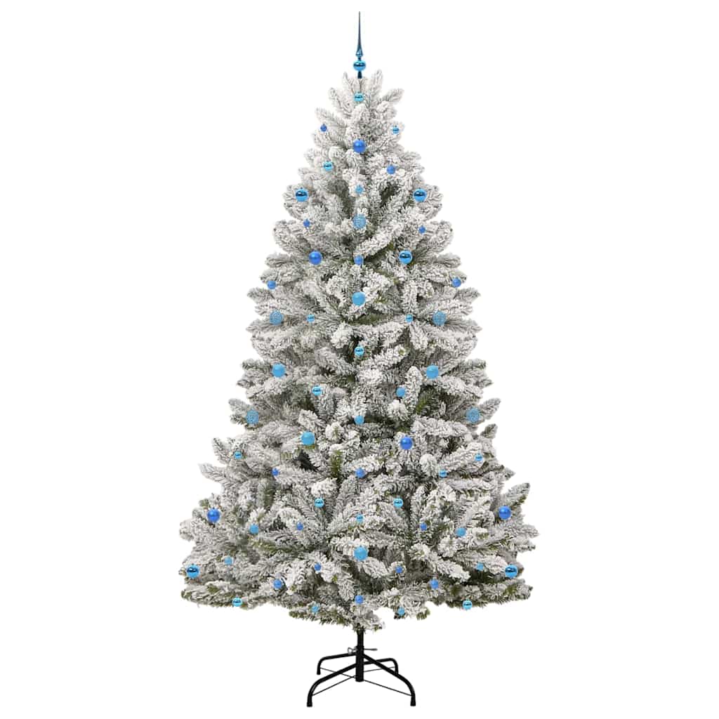 Albero di Natale artificiale con 300 LED Verde e Bianco 270 cm