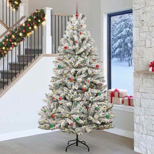 Albero di Natale artificiale con 300 LED Verde e Bianco 270 cm