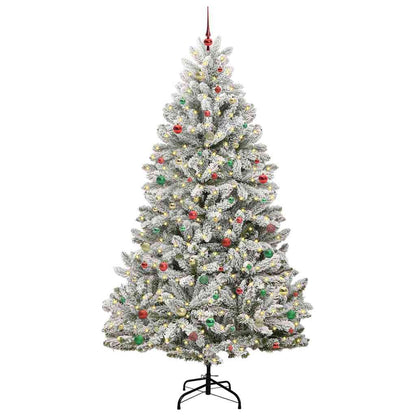 Albero di Natale artificiale con 300 LED Verde e Bianco 270 cm
