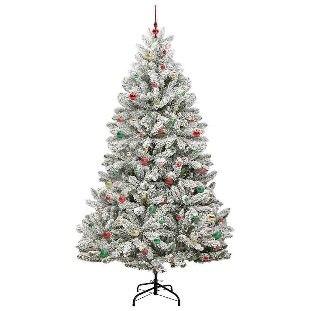 Albero di Natale artificiale con 300 LED Verde e Bianco 270 cm