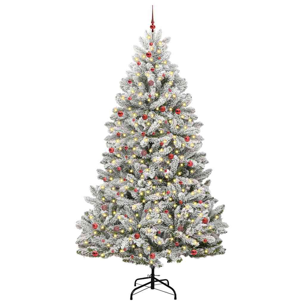Albero di Natale artificiale con 300 LED Verde e Bianco 300 cm