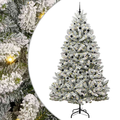 Albero di Natale artificiale con 300 LED Verde e Bianco 300 cm