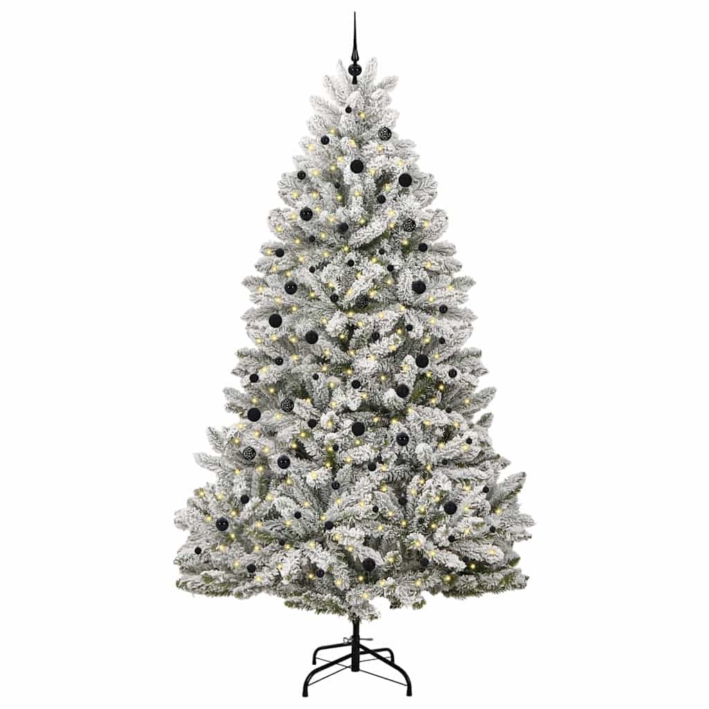 Albero di Natale artificiale con 300 LED Verde e Bianco 300 cm