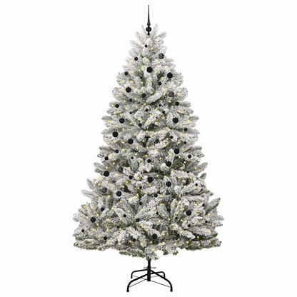 Albero di Natale artificiale con 300 LED Verde e Bianco 300 cm