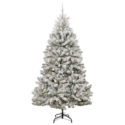 Albero di Natale artificiale con 300 LED Verde e Bianco 300 cm