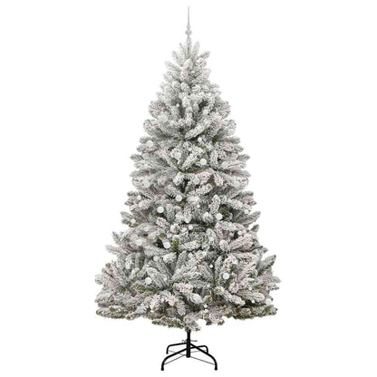 Albero di Natale artificiale con 300 LED Verde e Bianco 300 cm