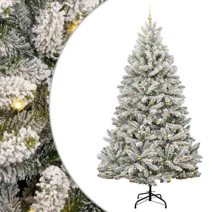 Albero di Natale artificiale con 300 LED Verde e Bianco 300 cm