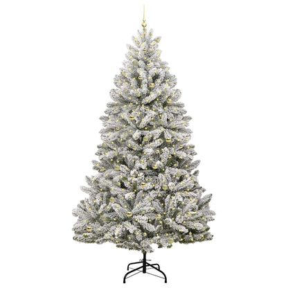 Albero di Natale artificiale con 300 LED Verde e Bianco 300 cm
