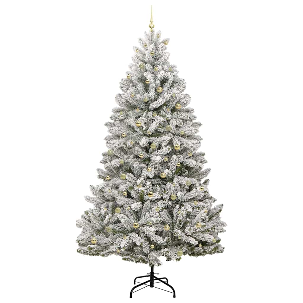 Albero di Natale artificiale con 300 LED Verde e Bianco 300 cm