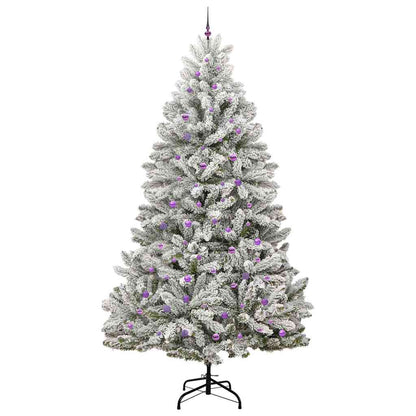 Albero di Natale artificiale con 300 LED Verde e Bianco 300 cm
