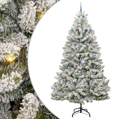 Albero di Natale artificiale con 300 LED Verde e Bianco 300 cm