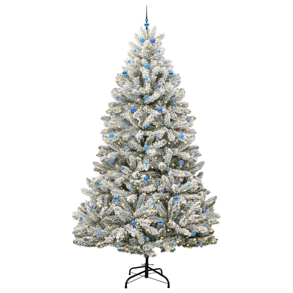 Albero di Natale artificiale con 300 LED Verde e Bianco 300 cm
