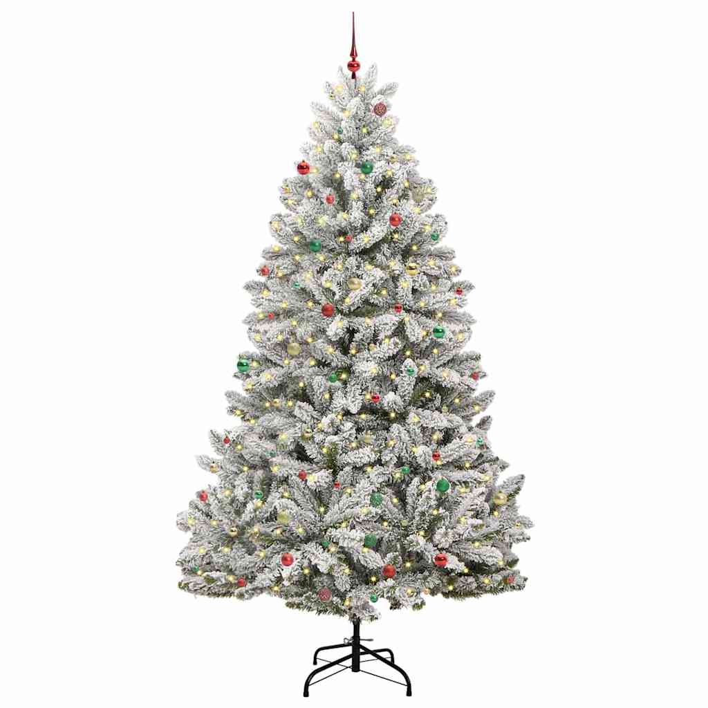 Albero di Natale artificiale con 300 LED Verde e Bianco 300 cm