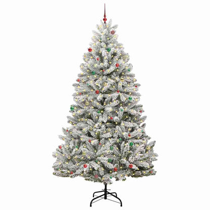 Albero di Natale artificiale con 300 LED Verde e Bianco 300 cm