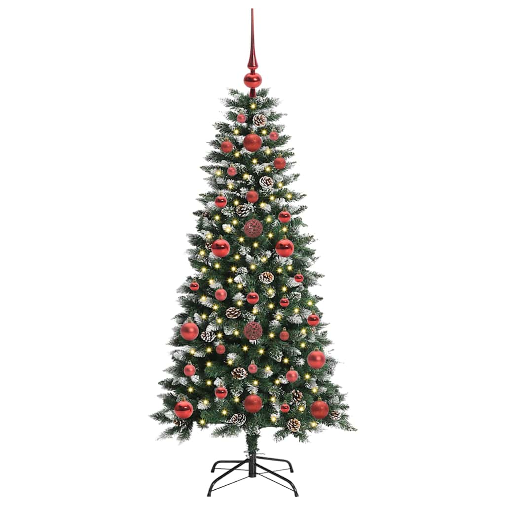 Albero di Natale artificiale con 150 LED Verde 50 x 50 x 120 cm