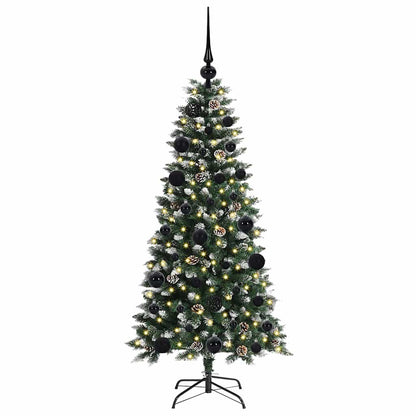 Albero di Natale artificiale con 150 LED Verde 55 x 55 x 120 cm