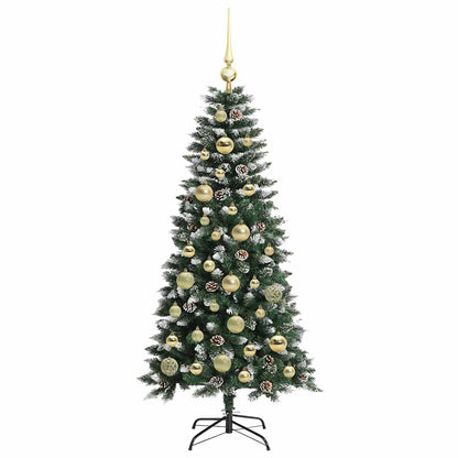 Albero di Natale artificiale con 150 LED Verde 55 x 55 x 120 cm