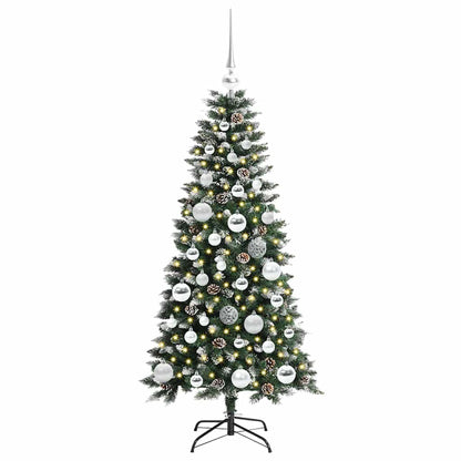 Albero di Natale artificiale con 150 LED Verde 55 x 55 x 120 cm