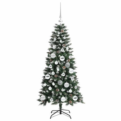 Albero di Natale artificiale con 150 LED Verde 55 x 55 x 120 cm