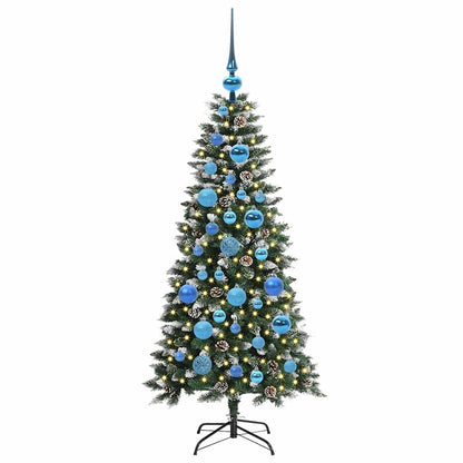 Albero di Natale artificiale con 150 LED Verde 50 x 50 x 120 cm