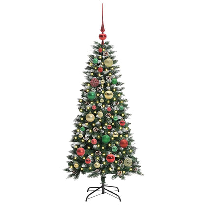 Albero di Natale artificiale con 150 LED Verde 55 x 55 x 120 cm
