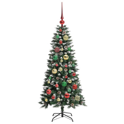 Albero di Natale artificiale con 150 LED Verde 55 x 55 x 120 cm