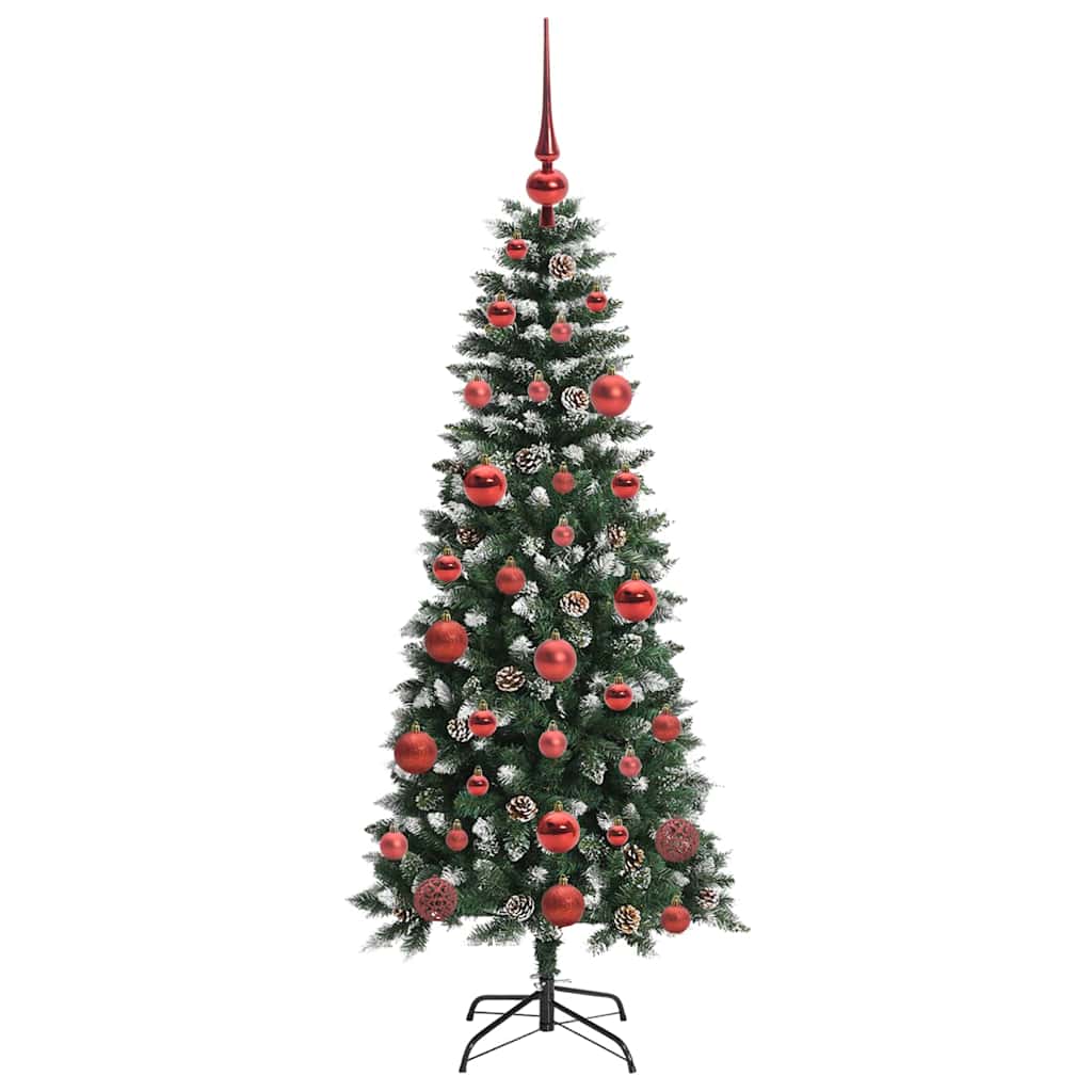 Albero di Natale artificiale con 150 LED Verde 66 x 66 x 150 cm