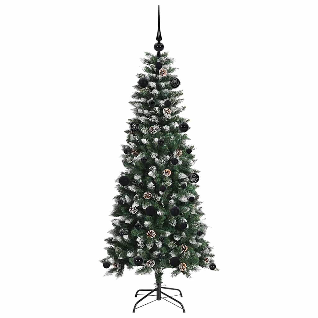 Albero di Natale artificiale con 150 LED Verde 66 x 66 x 150 cm