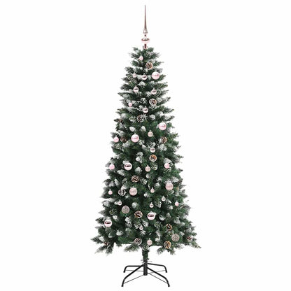 Albero di Natale artificiale con 150 LED Verde 66 x 66 x 150 cm