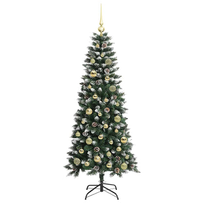 Albero di Natale artificiale con 150 LED Verde 66 x 66 x 150 cm