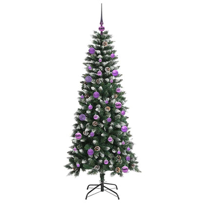 Albero di Natale artificiale con 150 LED Verde 66 x 66 x 150 cm