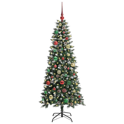 Albero di Natale artificiale con 150 LED Verde 66 x 66 x 150 cm